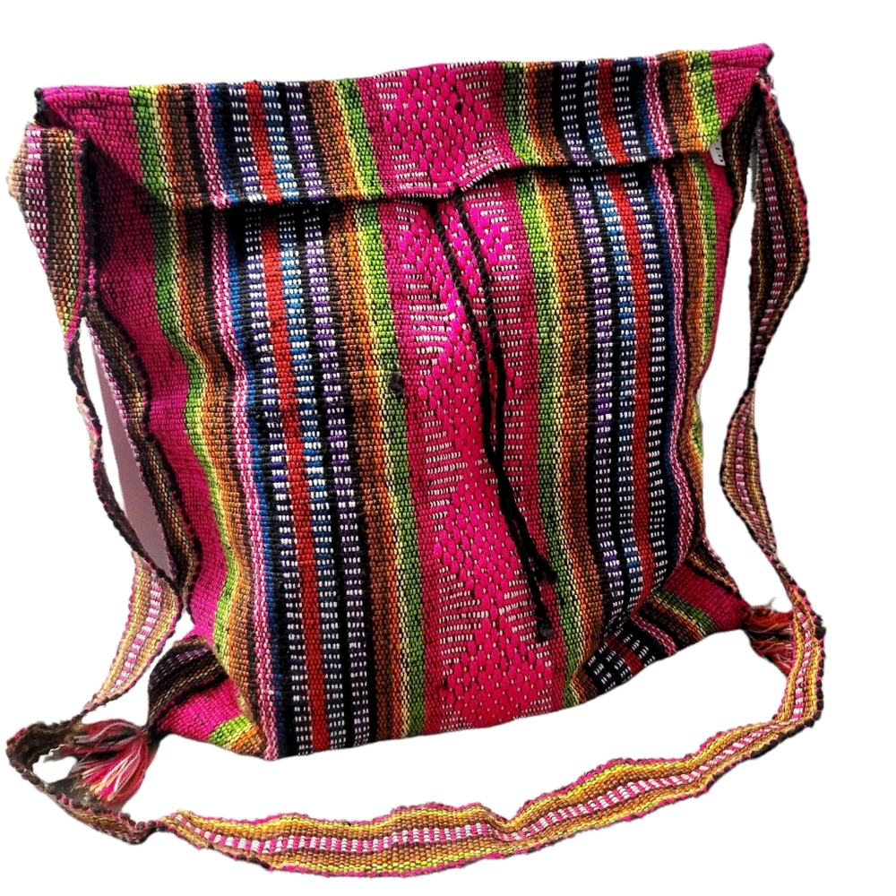 Lillo woven crossbody knit bag multi colored